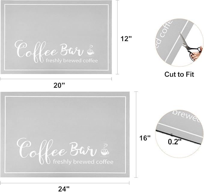Findosom Dish Drying Mat, Cuttable Drying Mat - Image 2