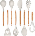 P&P CHEF Silicone Cooking Utensils Set, 8-Piece Kitchen Cooking Utensil by PPCHEF
