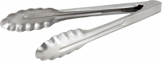 Winco Coiled Spring Extra Heavyweight Stainless Steel Utility Tong by Winco
