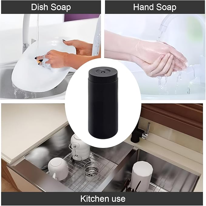 Silicone Dish Soap Dispenser, 8 Oz Refillable Squeeze Bottle, Leakproof - Image 7