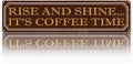 Coffee Time Metal Tin Signs, Coffees Lover Home Decor by Unknown