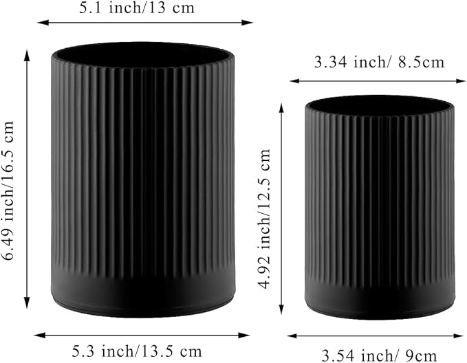 Kyraton Cooking Utensils Holder 2pcs, 360° Rotating Heavy Duty Plastic Kitchen - Image 2