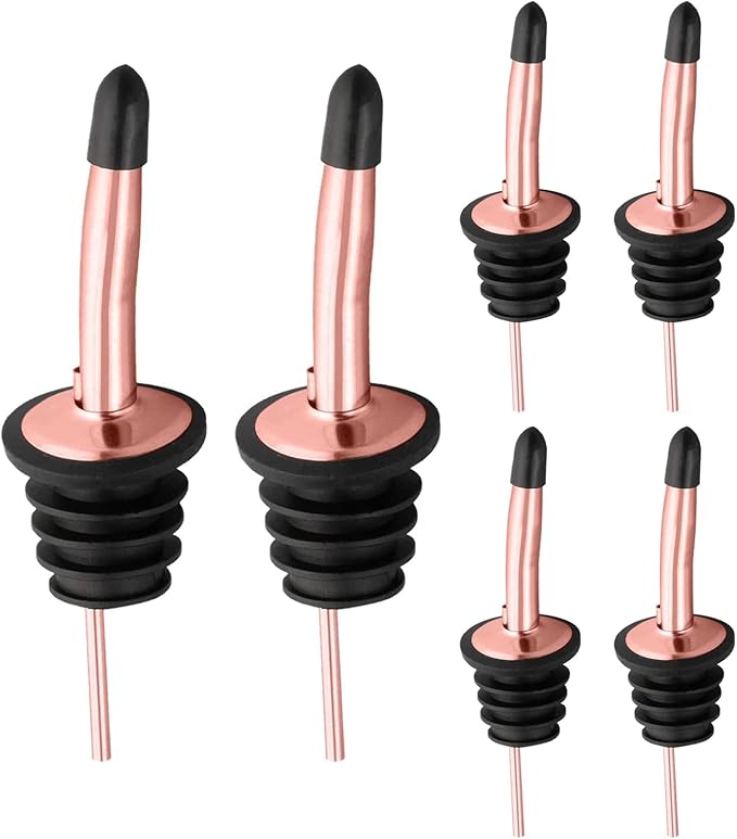 Pafusen 6 Pack Liquor Bottle Pourers, Liquor Pour Spout by Pafusen