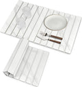 Large Stone Dish Drying Mats for Kitchen Counter, Fast Drying Collapsible Dish by tdcokhe