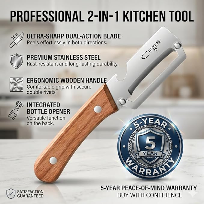 Vegetable Peeler, Nemesis of Bumpy Rough Root, Potato Peeler, Kitchen Sharp - Image 6