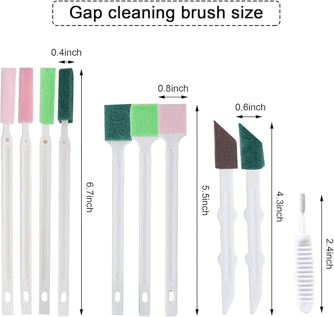 Crevice Cleaning Brushes Tool kit Small Cleaning Brush - Image 6