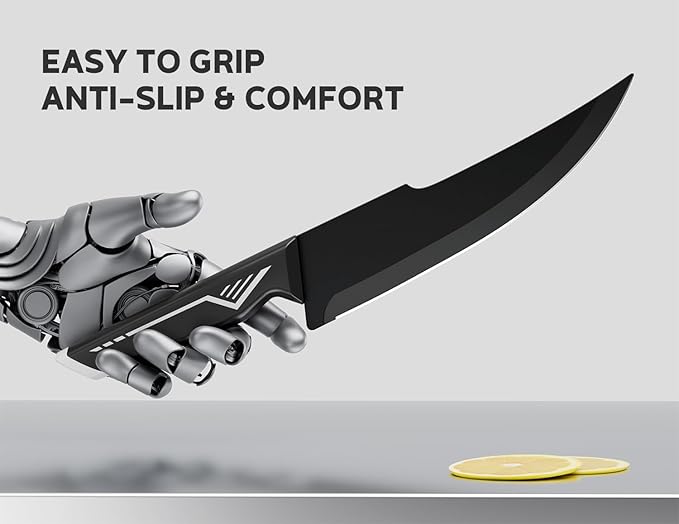Knife Set - 15 PCS Kitchen Knife Set - Stainless Steel Knife Block Set - - Image 6