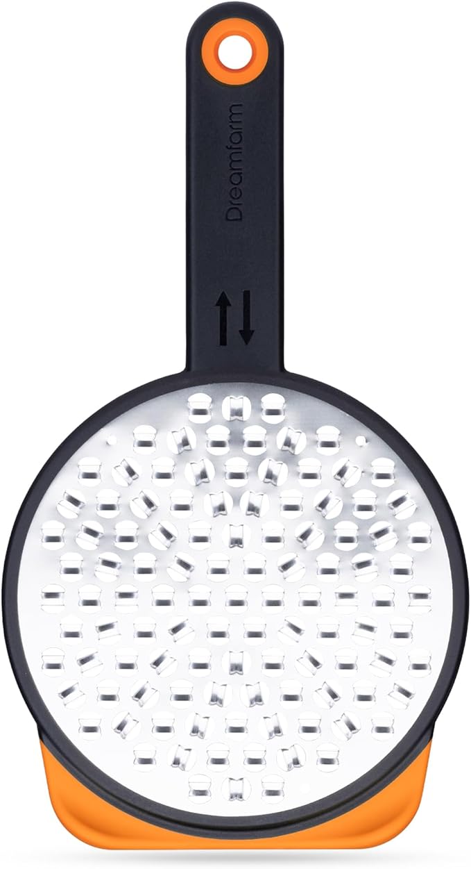 Dreamfarm Ograte Two-Sided Coarse Food & Vegetable Speed-Grater - 6mm Coarse by Dreamfarm