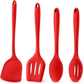 P&P CHEF Kitchen Utensil Set, 4 Pieces Non-stick Silicone Cooking Utensils by PPCHEF