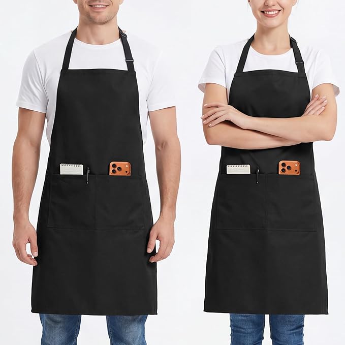BOHARERS 2 Pack Cooking Kitchen Aprons by BOHARERS