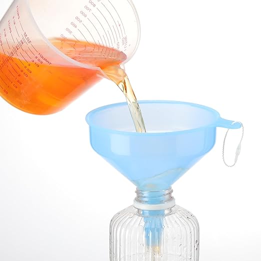 Honeydak 9 Pcs Plastic Funnels 4.7 Inch Wide Mouth Multi-Purpose Funnels - Image 5