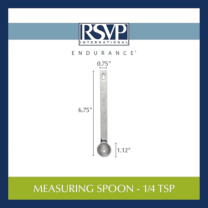 RSVP International Endurance Kitchen Collection Open Stock Measuring Spoon - Image 7
