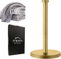 Countertop Gold Paper Towel Holder by Unknown