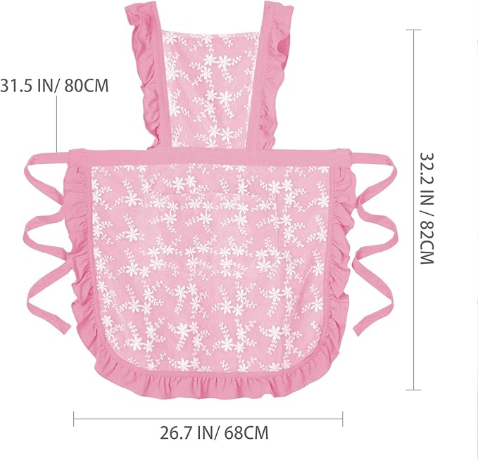 Pinknoke Vintage Pinafore Apron Dress - Image 6
