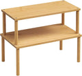 VERTORGAN Cabinet Organizer Shelf, Kitchen Counter Shelves, Bamboo Stackable by VERTORGAN