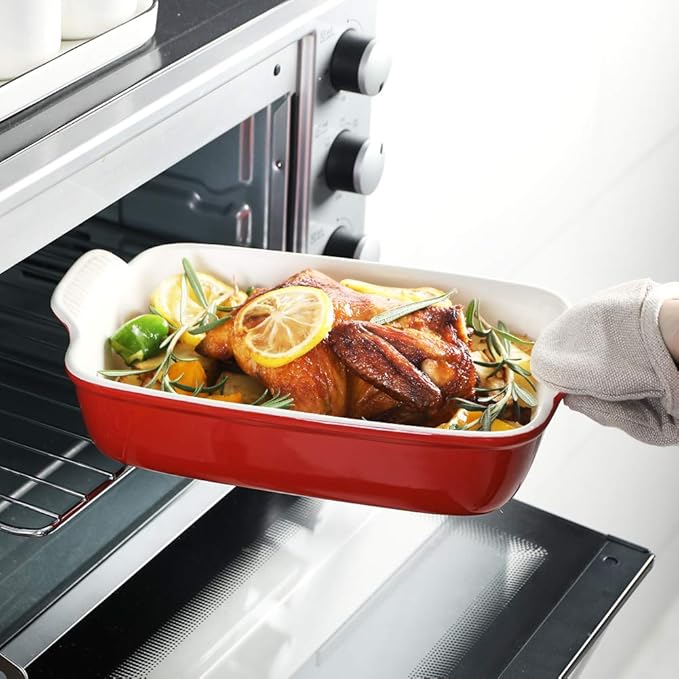Sweejar Baking Pans Set, Ceramic 9x13 Baking Dish - Image 4