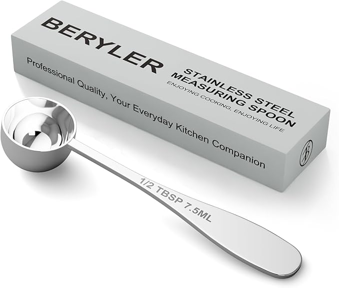 1PCS 1/2tbsp Single Measuring Spoon, Stainless Steel Individual Teaspoon by BERYLER