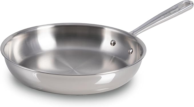 T-Fal Pro Tri-Ply Stainless Steel Fry Pan 10 Inch Induction Cookware, Oven Safe by T-falbrand