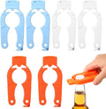 6 Pcs Water Bottle Opener Plastic Bottle Cap Opener Multi-Purpose Orange Soda by Unknown