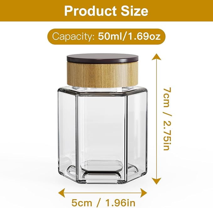 Vetacsion Set of 12 Magnetic Spice Tins - Image 2