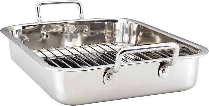 Farberware Classic Traditions Stainless Steel Roaster/Roasting Pan - Image 9