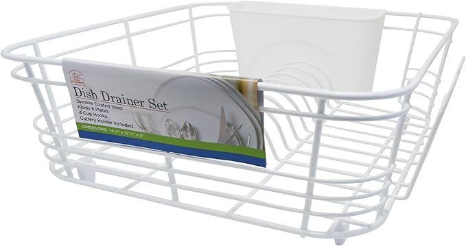 Better Houseware Dish Drying Rack, Space-Saving Dish Drainer Rack by BetterHouseware