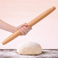 17 Inch French Rolling Pin, Wooden Dough Roller by Unknown