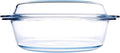 Round Tempered Glass Casserole Dish by HUSANMP