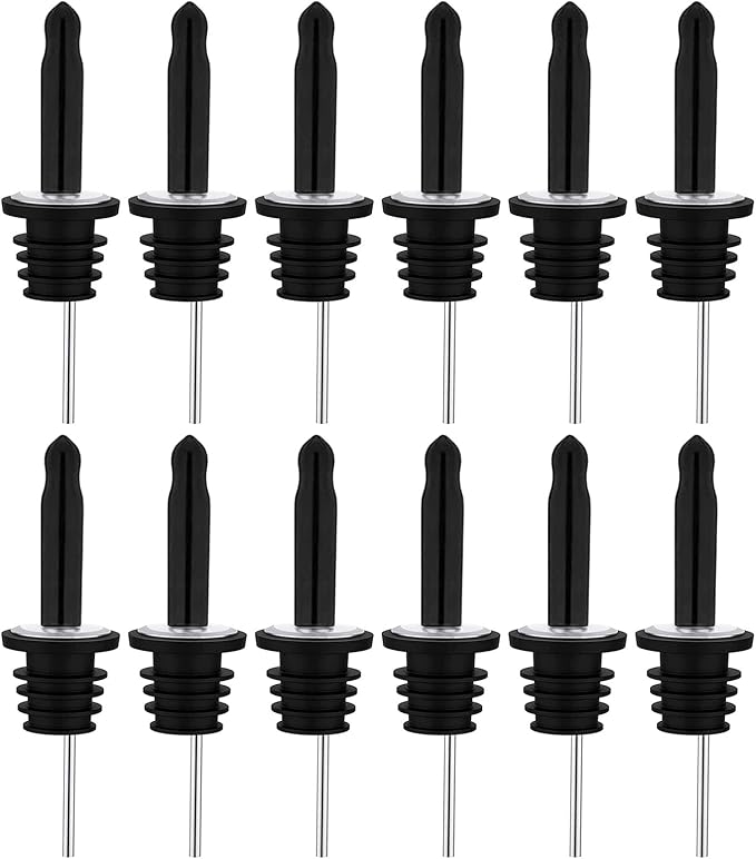 Pafusen 12 Pack Liquor Bottle Pourers, Liquor Pour Spout by Pafusen