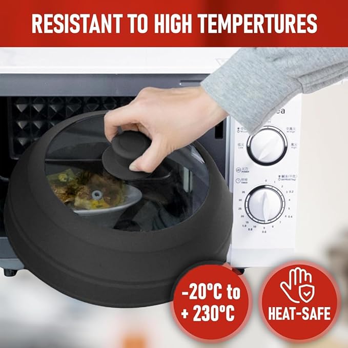 Microwave Splatter Cover Glass for Food - Image 4
