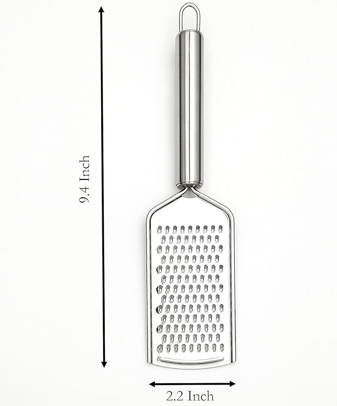 Cheese Grater, 9.4 Inch x 2.2 Inch Stainless Steel Vegetables Zester - Image 2