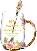 OEAGO Grandma Gifts from Granddaughter Tea Cup Birthday Grandparent Gifts by OEAGO