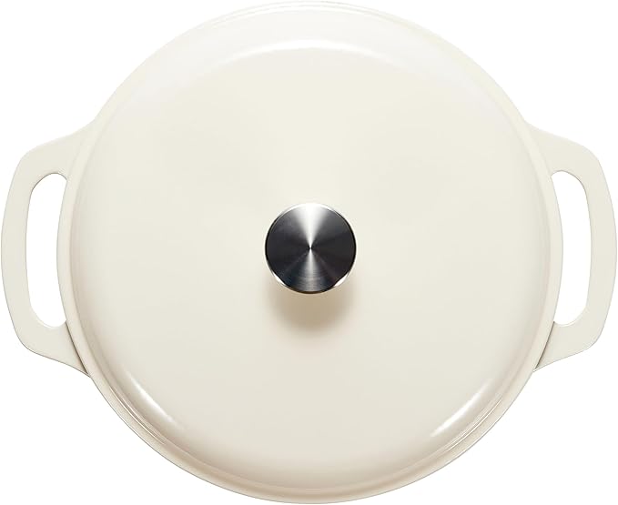 Amazon Basics Enameled Cast Iron Dutch Oven Pot - Image 3