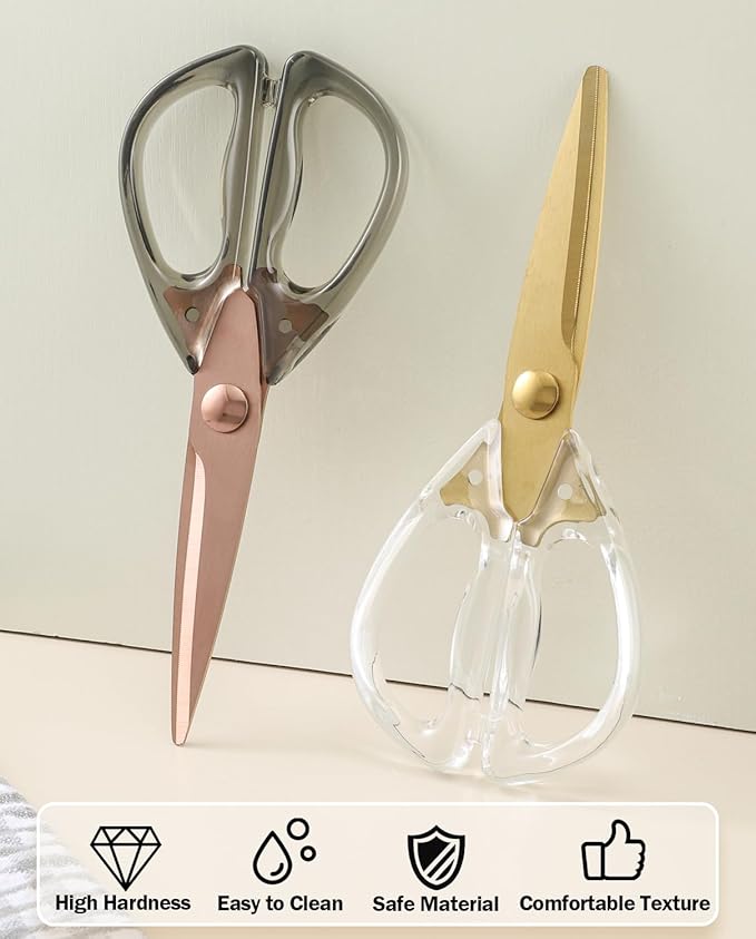 Kitchen Shears Scissors&Sharp Scissors, ARCHIKING 8.0inch Cooking Scissor-Meat - Image 7