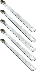 5PCS 1/16 Teaspoon Single Tiny Measuring Spoon, Small Individual Stainless by BERYLER