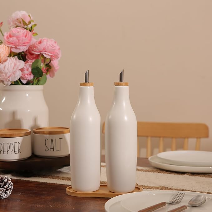 HOMCDALY Ceramic Olive Oil Dispenser - Image 7