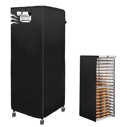 Black 20tier Sheet Pan Rack/Bun Pan Rack Cover by Unknown