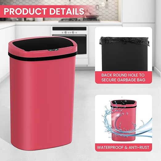 13 Gallon Trash Can | 50L Sensor Automatic Kitchen Trash Can - Image 6