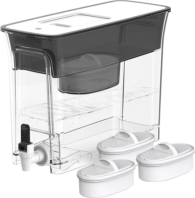 Waterdrop 35-Cup Slim Water Filter Dispenser, Large Capacity Water Filter by Waterdrop