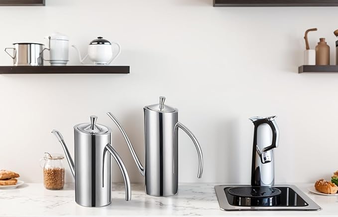 KSENDALO Premium SUS304 Stainless Steel Olive Oil Bottle Dispenser & Kitchen - Image 3