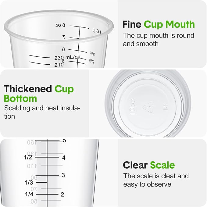 Yunsailing 100 Pack Disposable Measuring Cups - Image 3