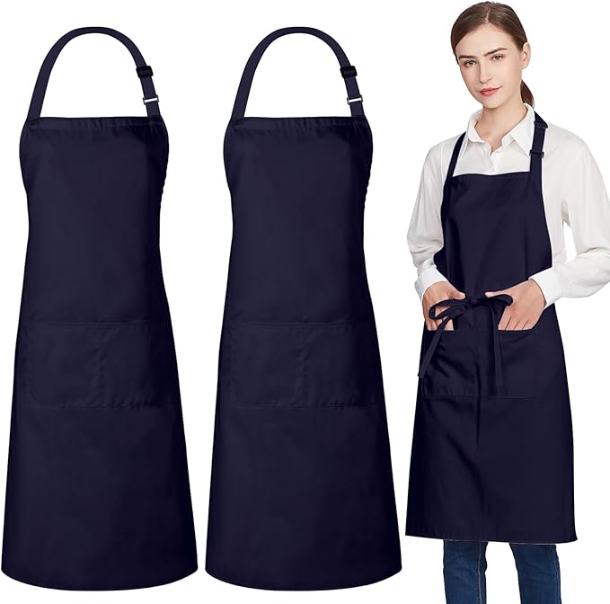 Jubatus 2 Pack 100% Cotton Aprons by Jubatus