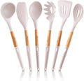 Silicone Cooking Utensils Set 6 Piece – Heat Resistant up to 480°F, BPA Free & by cookward