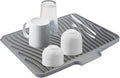 Silicone Dish Drying Mat 16x13, Food-Grade Silicone, Easy Clean Pad by SCYFREID