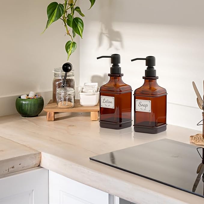 GLADPURE Soap Dispenser 2 Pack, Hand Soap Dispensers - Image 7