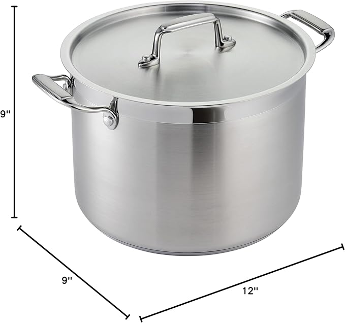 Tramontina Gourmet Stainless Steel 8-Quart Stock Pot - Image 10