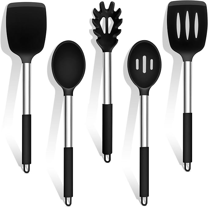 TeamFar Cooking Utensils Set, for Nonstick Cookware Flipping Frying Turning by TeamFar