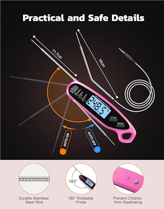 Instant Read Meat Thermometer Digital - Image 4