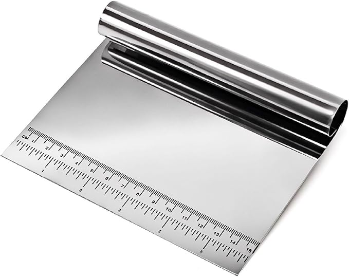 Dough Pastry Scraper Stainless Steel Bench Scraper by SSydl