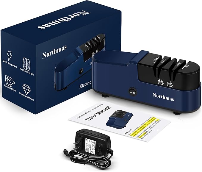 Northmas Knife Sharpener, Professional Electric Knife Sharpener - Image 7
